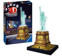 Ravensburger Puzzle 3D Statua Liberta' Night Edition Con Led Pz 108 12596