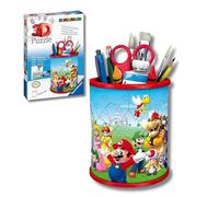 Ravensburger - Puzzle 3D Super Mario Bros | Regalo Bambino 6 Anni | Super Mario 3D World | Gadget Super Mario Portapenne 57 Pezzi | Puzzle Bambini 6 Anni E Adulti