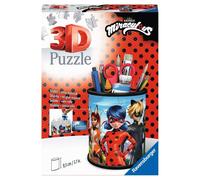 Ravensburger puzzle 3D supporto Miraculous Ladybug e Chat Noir 57 pezzi