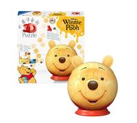 Ravensburger - Puzzle 3d Winnie Pooh - Con Orecchie Puzzle 3d Bambini 6 Anni O