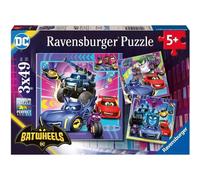 Ravensburger - Puzzle 3x49 Batwheels - 40-99 Pezzi