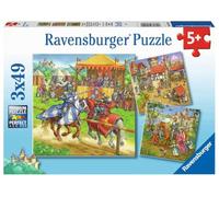 Puzzle Torneo Cavalleresco Ravensburger 3x49 pezzi