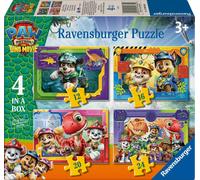 Ravensburger - Puzzle 4 in a Box: Paw Patrol 3, Puzzle Bambini 3 Anni, 19x 14 Cm