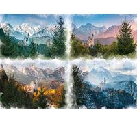 Ravensburger - Puzzle 4 Stagioni del Castello delle Fiabe, 18000 Pezzi, Idea regalo, per Lei o Lui, Puzzle Adulti