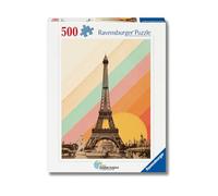 Ravensburger - Arcobaleno su Parigi 500 Pezzi | Puzzle per Adulti 500 Pezzi | Puzzle Adulti | Misure 49x36 | Idee Regalo | Regalo Originale