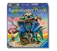 Ravensburger - Bagliore del Tramonto Square 500 Pezzi | Puzzle Adulti | Misure 47 x 47 | Idee Regalo | Regalo Originale