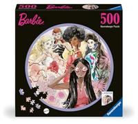 Ravensburger - Puzzle Barbie, Puzzle 500 pezzi circle, Puzzle Adulti e Bambini 1