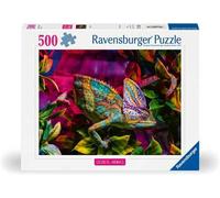 Ravensburger - Puzzle 500 Pezzi: Camaleonte, Puzzle Adulti e Bambini +14 anni, Puzzle con Foto