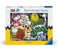 Ravensburger Puzzle 12000389 - Peanuts Graffiti - 500 Teile Snoopy Puzzle für Er