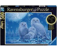 Ravensburger Puzzle 500 Pezzi Gufo Al Chiaro Di Luna 16595 Fosforescente
