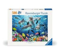 Ravensburger 12000200 - Delfini - puzzle 500 pezzi - puzzle adulti e ragazzi da 12 anni, puzzle mare