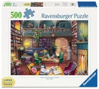 Ravensburger - Puzzle 500 Pezzi Libreria Da Sogno, Puzzle Adulti 70x50cm | Puzzle 500 pezzi, formato large 70x50 cm, per adulti 14+, facili da maneggiare e idea regalo.