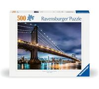 Ravensburger 12000224 - NY-la città che non dorme mai - puzzle 500 pezzi - puzzle adulti e ragazzi da 12 anni, puzzle adulti citta New York