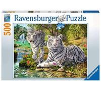 Ravensburger, Puzzle 500 pezzi, puzzle da adulti, dimensione 49x36 cm, stampa di alta qualità, foto paesaggi arte animali, Gatti