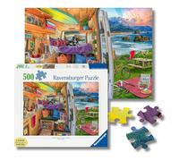 Ravensburger Puzzle 500 Pezzi Vista dal Camper - Puzzle Adulti +14 anni, 70 x 50 cm, Puzzle per Adulti, Collezione 500 Pezzi Grandi Facili da Maneggiare