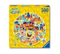 Spongebob Squarepants Round Jigsaw Puzzle Welcome To Bikini Bottom (500 Pezzi) R