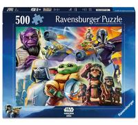 Ravensburger Puzzle 500 Pezzi Star Wars: Mandalorian - Puzzle Adulti +14 anni, 49 x 36 cm, Puzzle per Adulti Star Wars, Collezione 500 Pezzi, Idee Regalo