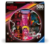 Stranger Things Round Jigsaw Puzzle Friends Don't Lie (500 pieces)