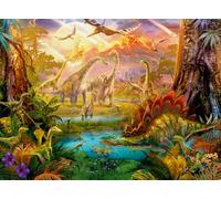 Ravensburger 12000238 - La Terra dei Dinosauri - puzzle 500 pezzi - puzzle adulti e ragazzi da 12 anni,