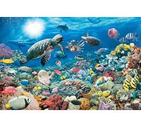 Ravensburger - Puzzle 5000 Pezzi Mondo Sottomarino | Adulti 14+ | Puzzle da 5000 pezzi con un ricco mondo sottomarino di tartarughe, pesci e coralli. Formato 153 x 101 cm.