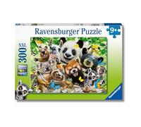 Ravensburger - Puzzle 9 Anni Selfie Selvaggio | Puzzle 300 Pezzi Bambini Da Pavimento 49x36cm | Puzzle 9 Anni | Regalo Puzzle Bambina 9 Anni