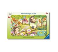 Ravensburger - Puzzle: Abitanti Del Giardino | Puzzle Bambini 3 Anni | 15 Pezzi | Animali Nella Foresta | Regalo Bambino 3 Anni | Rompicapo Bambini