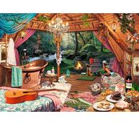 Ravensburger - Puzzle Accogliente campeggio XXL - 500 Pezzi