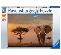 Ravensburger - Puzzle, African Elephant, Amazon Exclusive, 500 Pieces, Adult Puzzle, 80509