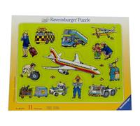 Ravensburger Puzzle Am Aeroporto 060788 Bambini Jigsaw 37 X 29 CM Nuovo Ovp