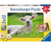 Ravensburger puzzle animali da fattoria 2×12 pezzi