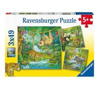 ravensburger Puzzle Animali della giungla 3x49 pezzi 1 St