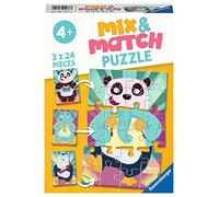 Ravensburger Puzzle, Animali Musicali, Linea Mix & Match, Puzzle per Bambini, Età Raccomandata 4+, Stampa di Qualità, 05137 3