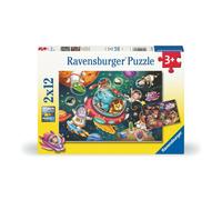 Ravensburger - Puzzle Animali nello spazio 2x12p 1 St