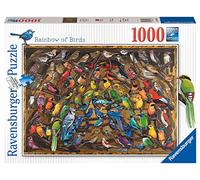 Ravensburger - Puzzle Arcobaleno di uccelli, 1000 Pezzi, Idea regalo, per Lei o Lui, Puzzle Adulti