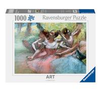 Ravensburger - Puzzle Degas Four Ballerinas on the Stage, 1000 Pezzi, Puzzle Arte per Adulti e Ragazzi, Quadri Famosi da Esporre, Idea Regalo per Lei o Lui, 70x50 cm