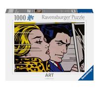 Ravensburger - Puzzle Arte 1000 Pezzi Lichtenstein: In The Car | Puzzle Per Adulti | Per Tutta La Famiglia | Con Una Misura Di 70x50 Cm | Regalo Adulti