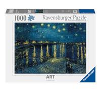 Ravensburger - Van Gogh Starry Night Puzzle, 1000 Pieces, Art Jigsaw Puzzle for Adults and Children, Famous Paintings to Exhibit, Gift Idea for Her or Him, 70 x 50 cm