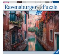 Ravensburger - puzzle autunno a venezia, 1000 pezzi, puzzle adulti