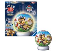 Ravensburger - Puzzle Ball Nightlight Paw Patrol | Puzzle 3d Bambini 6 Anni O Più | Regalo Bambina E Bambino 74 Pezzi | Giochi Bambini 6 Anni