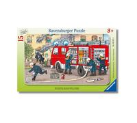 Ravensburger - Puzzle, I Pompieri, Puzzle Incorniciati 15 Pezzi, Puzzle per Bambini, Età Consigliata 3+, 06321 5
