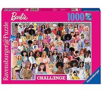 Ravensburger - Puzzle Barbie Challenge, 1000 Pezzi, Idea regalo, per Lei o Lui, Puzzle Adulti