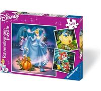 Ravensburger Puzzle - Biancaneve, Cenerentola, Ariel, 3 x 49 Pezzi - 1 pz.