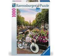 Ravensburger - Puzzle Biciclette ad Amsterdam, 1000 Pezzi, Puzzle Adulti