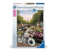 Ravensburger - Puzzle Biciclette Amsterdam, 1000 Pezzi, Puzzle Paesaggi per Adulti e Ragazzi, Idea Regalo per Lei o Lui, 70x50 cm