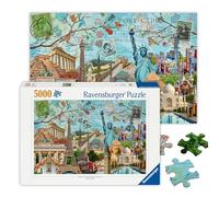 Ravensburger - Puzzle Collage di grandi città - 5000 Pezzi
