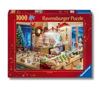 Ravensburger - Puzzle Birbanti Natalizi, 1000 Pezzi, Puzzle per Adulti e Ragazzi, Idea Regalo per Lei o Lui, 70x50 cm