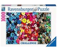 Ravensburger - Puzzle Buttons, Collezione Challenge, 1000 Pezzi, Idea regalo, per Lei o Lui, Puzzle Adulti