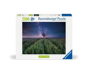 Ravensburger puzzle campo stellato - 1500 pezzi - paesaggio notturno 80x60cm