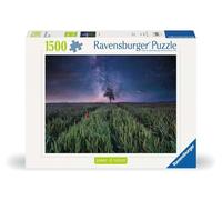 Ravensburger - Puzzle Potere della natura: cielo notturno sopra un campo di grano - 1500 Pezzi