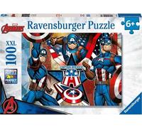 Ravensburger Marvel Hero Captain America 100 Piece Jigsaw Puzzle for Kids Age 6